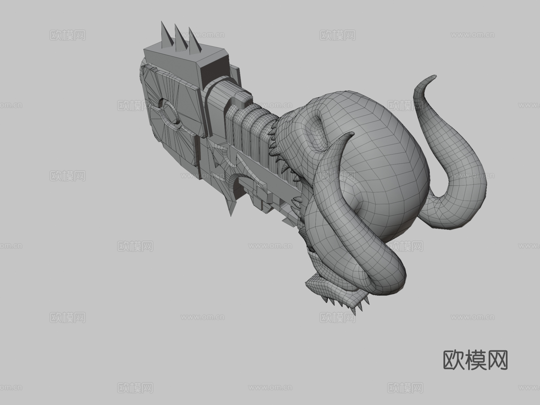 死神等离子枪3d模型