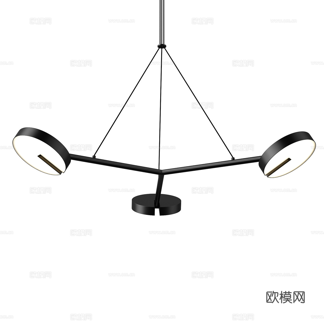 Valaisin 现代吊灯 极简吊灯 装饰吊灯 黑色吊灯 金3d模型