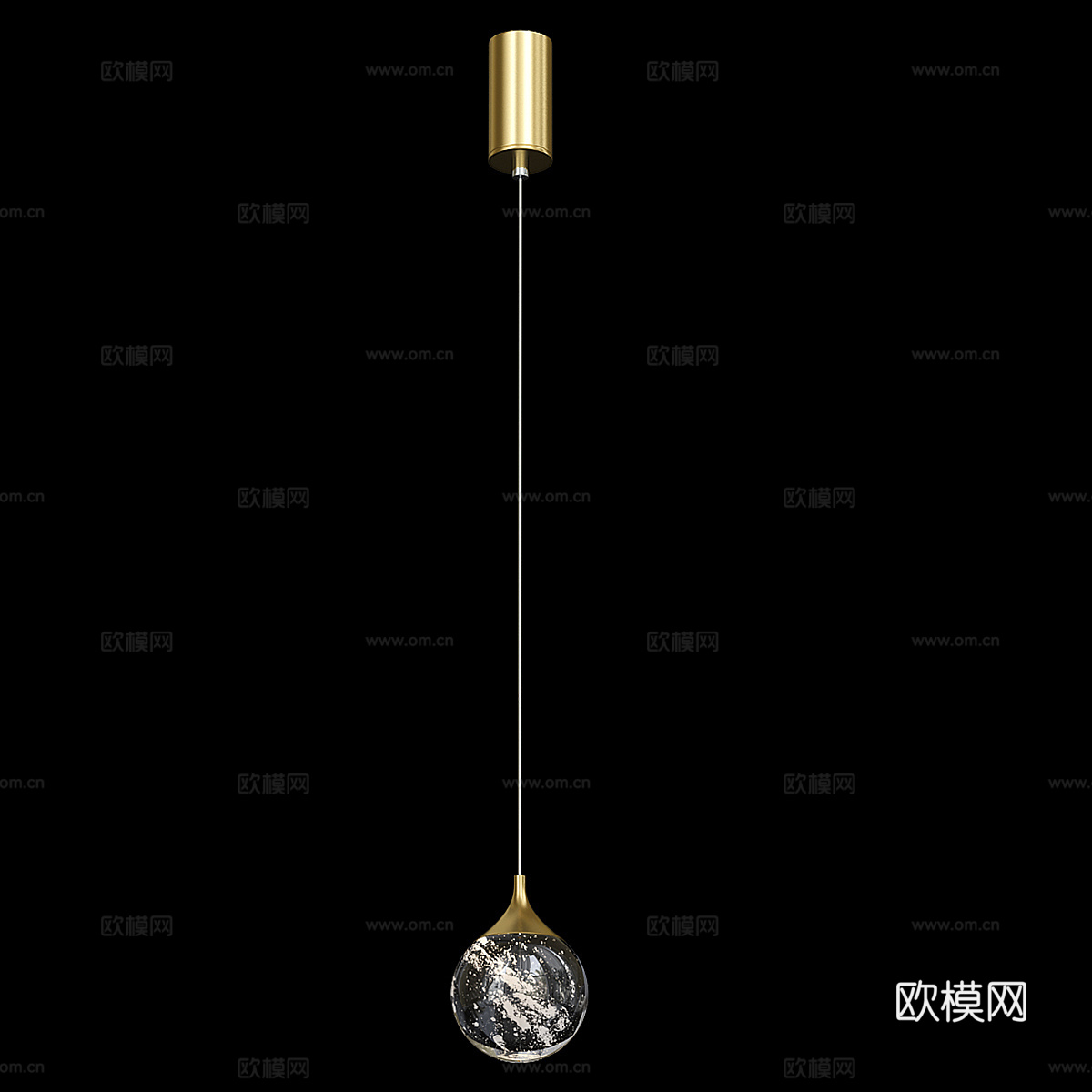 现代简约轻奢吊灯 吊灯 简约吊灯 餐厅吊灯 灯3d模型