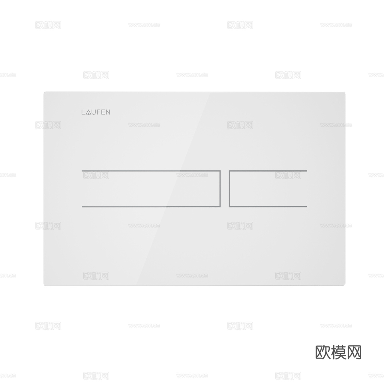 Laufen 劳芬 卫浴面板 冲水面板 马桶面板3d模型