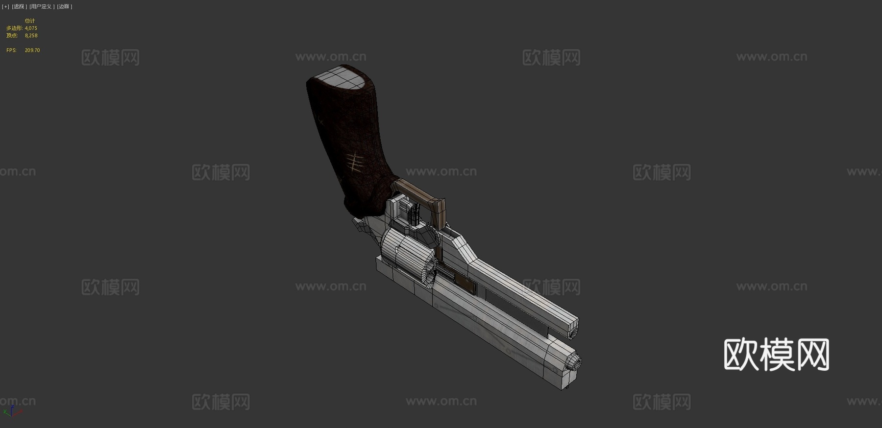 射手座10毫米3d模型