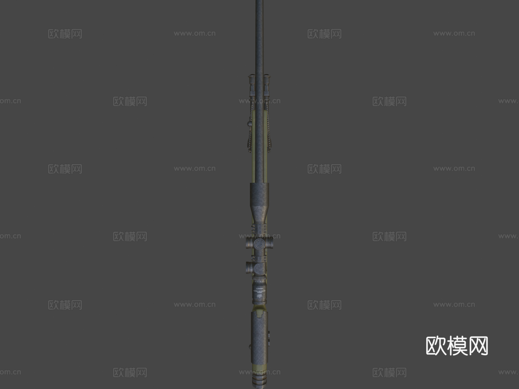 M40A3-游戏可用-狙击步枪3d模型