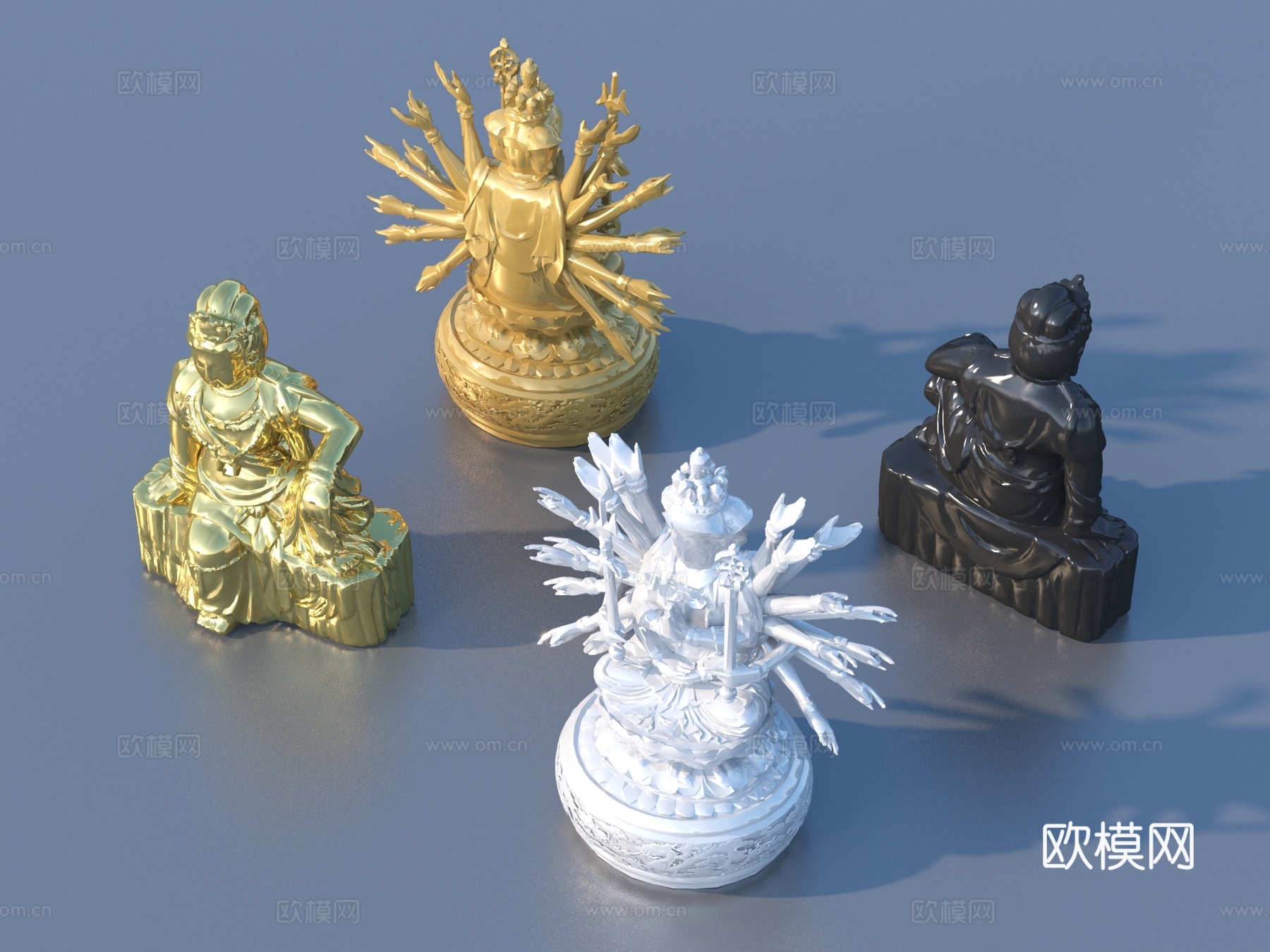 雕像 佛像 雕塑摆件 人物雕塑3d模型