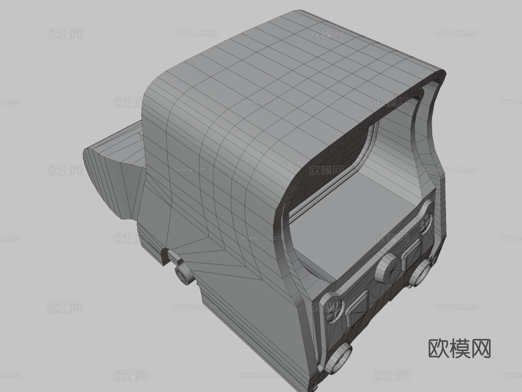 全息武器瞄具3d模型