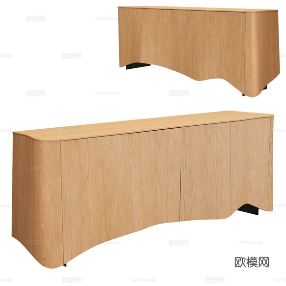 Nord Arin 餐边柜3d模型下载