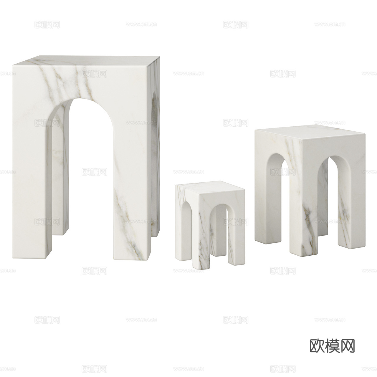 Gejst 大理石雕塑 大理石摆件 装饰品摆件 艺术品3d模型