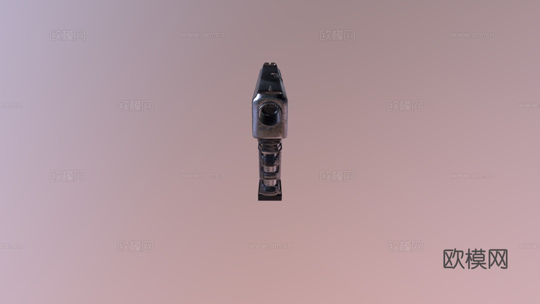 毫米手枪3d模型
