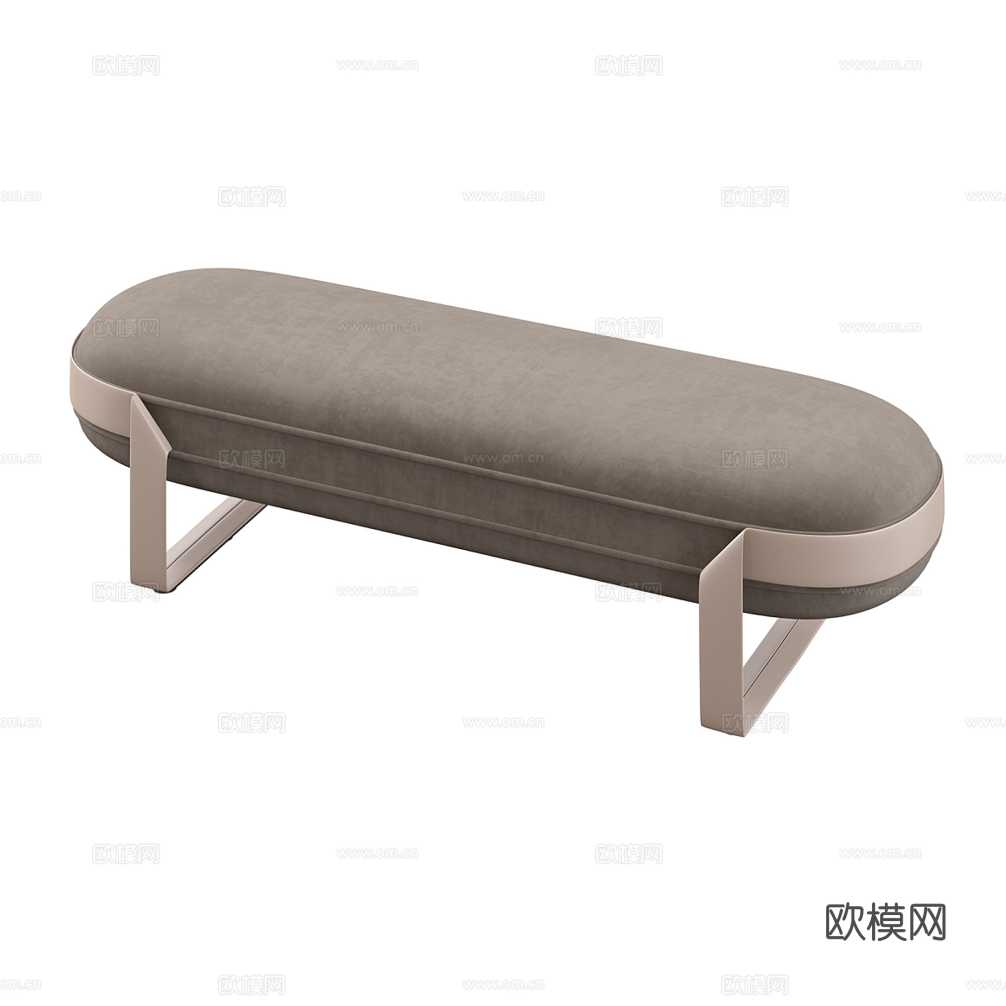 现代沙发凳 长凳su模型