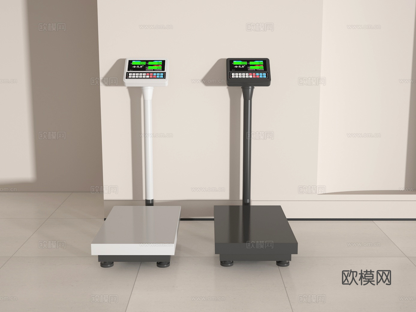 电子秤3d模型