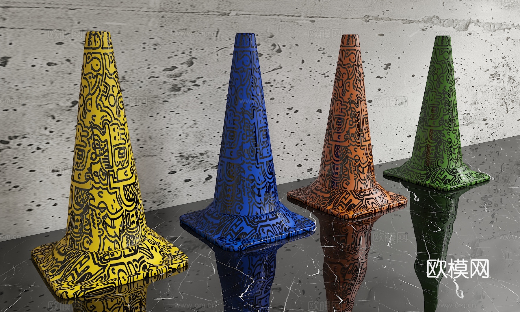 交通设施3d模型