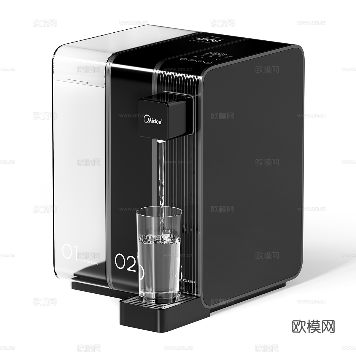 现代美的 Instant 饮水机3d模型
