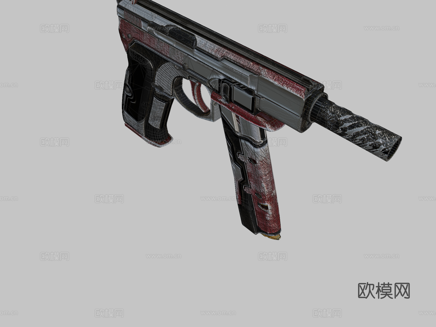 CZ75-起源3d模型