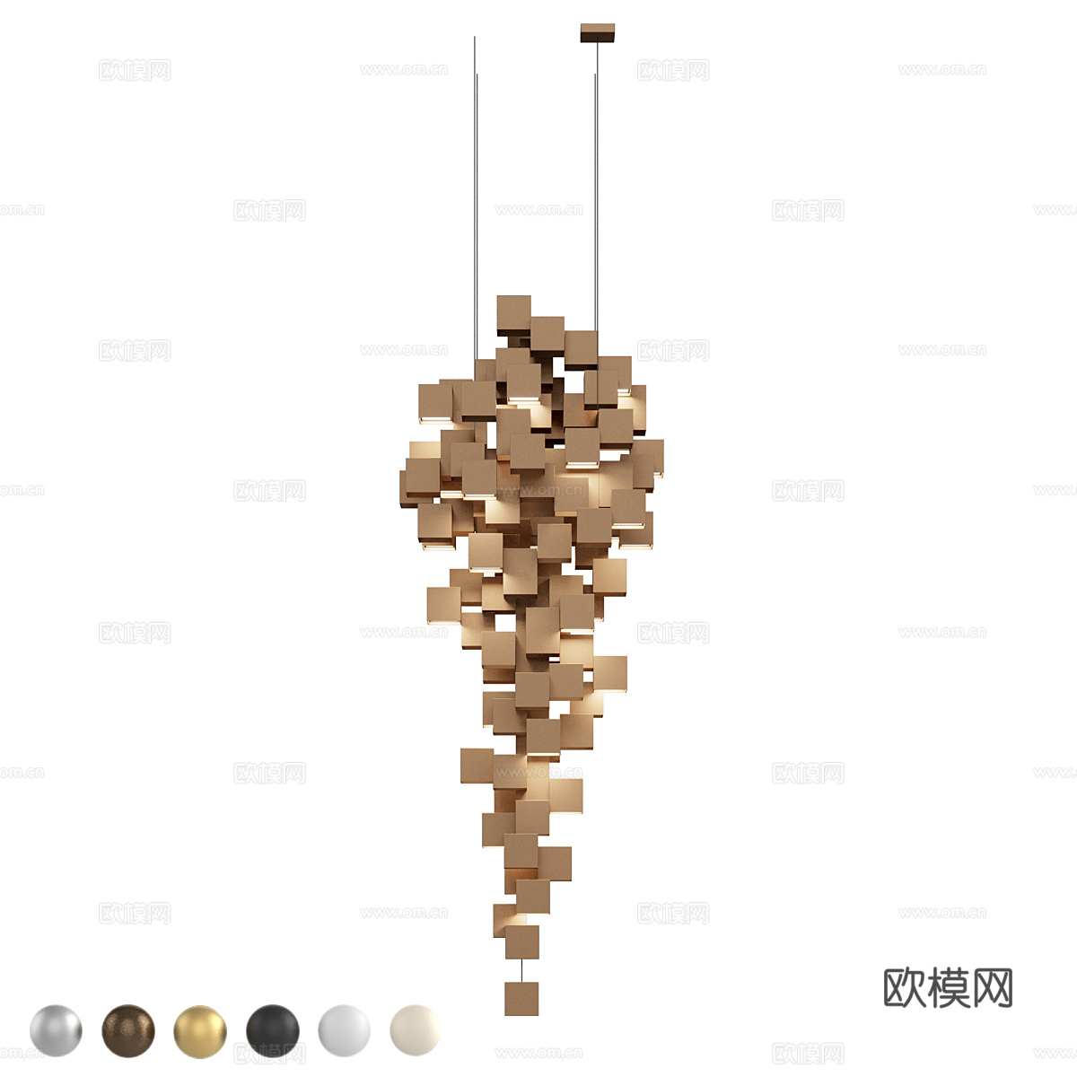 北欧简约吊灯 吊灯 简约吊灯 餐厅吊灯 木质吊灯 灯3d模型