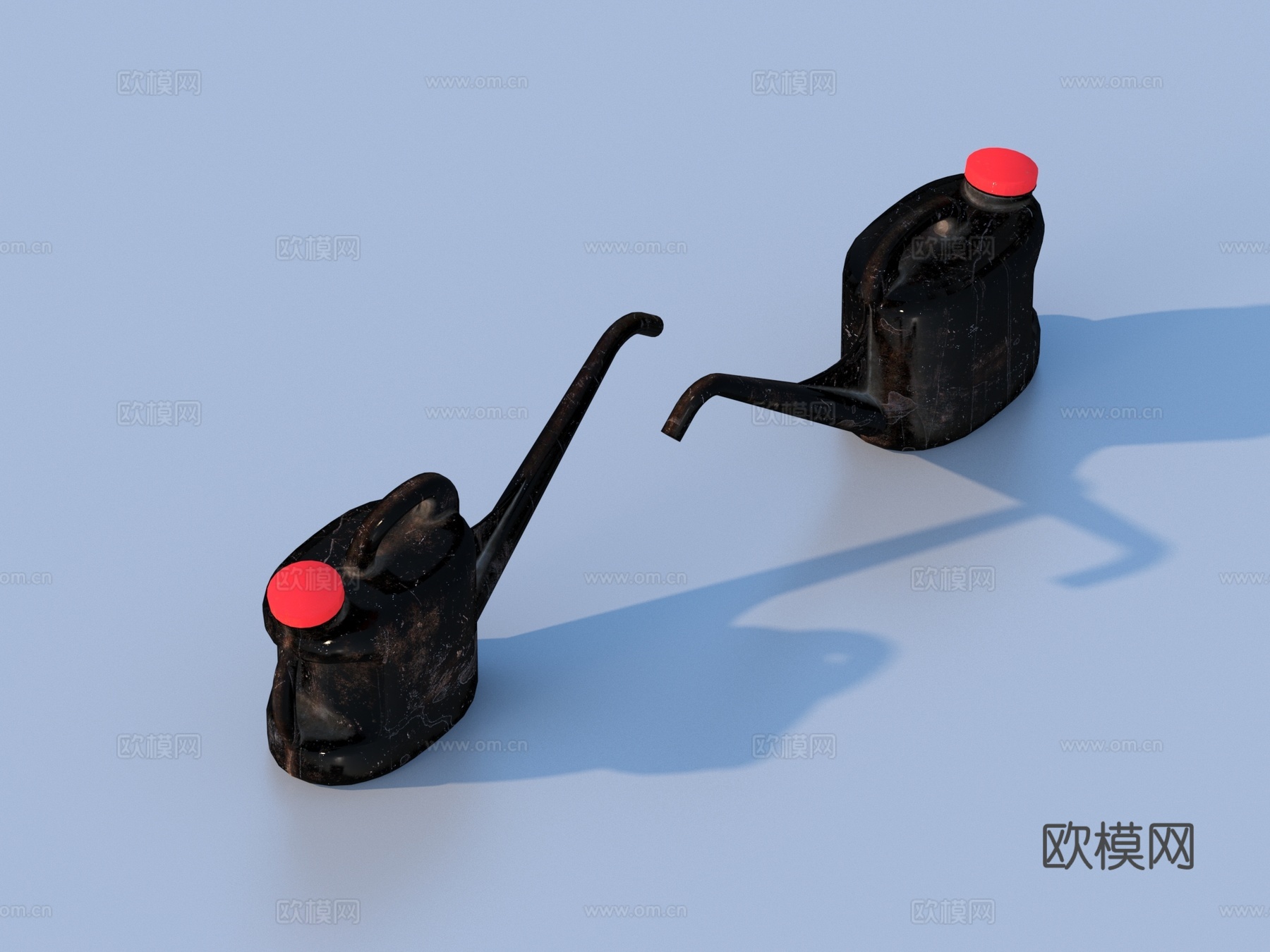 汽油桶 加油3d模型