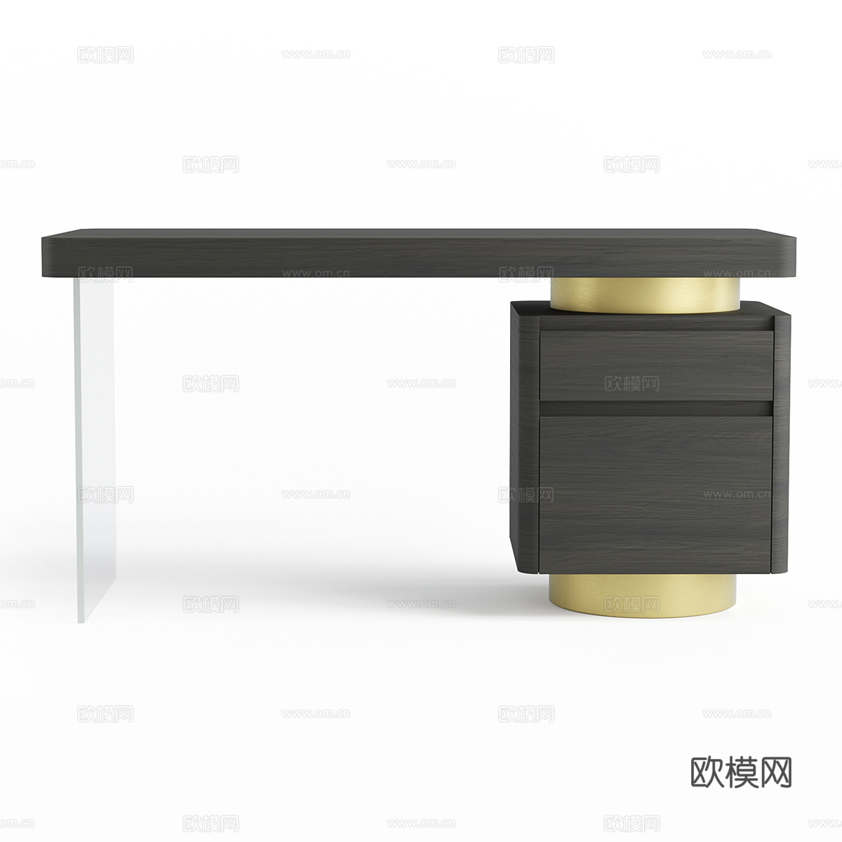 现代简约轻奢书桌 书桌 简约书桌 书房书桌3d模型