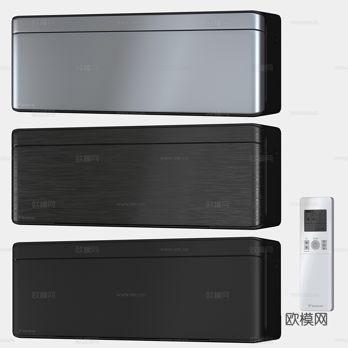 现代空调 空调3d模型