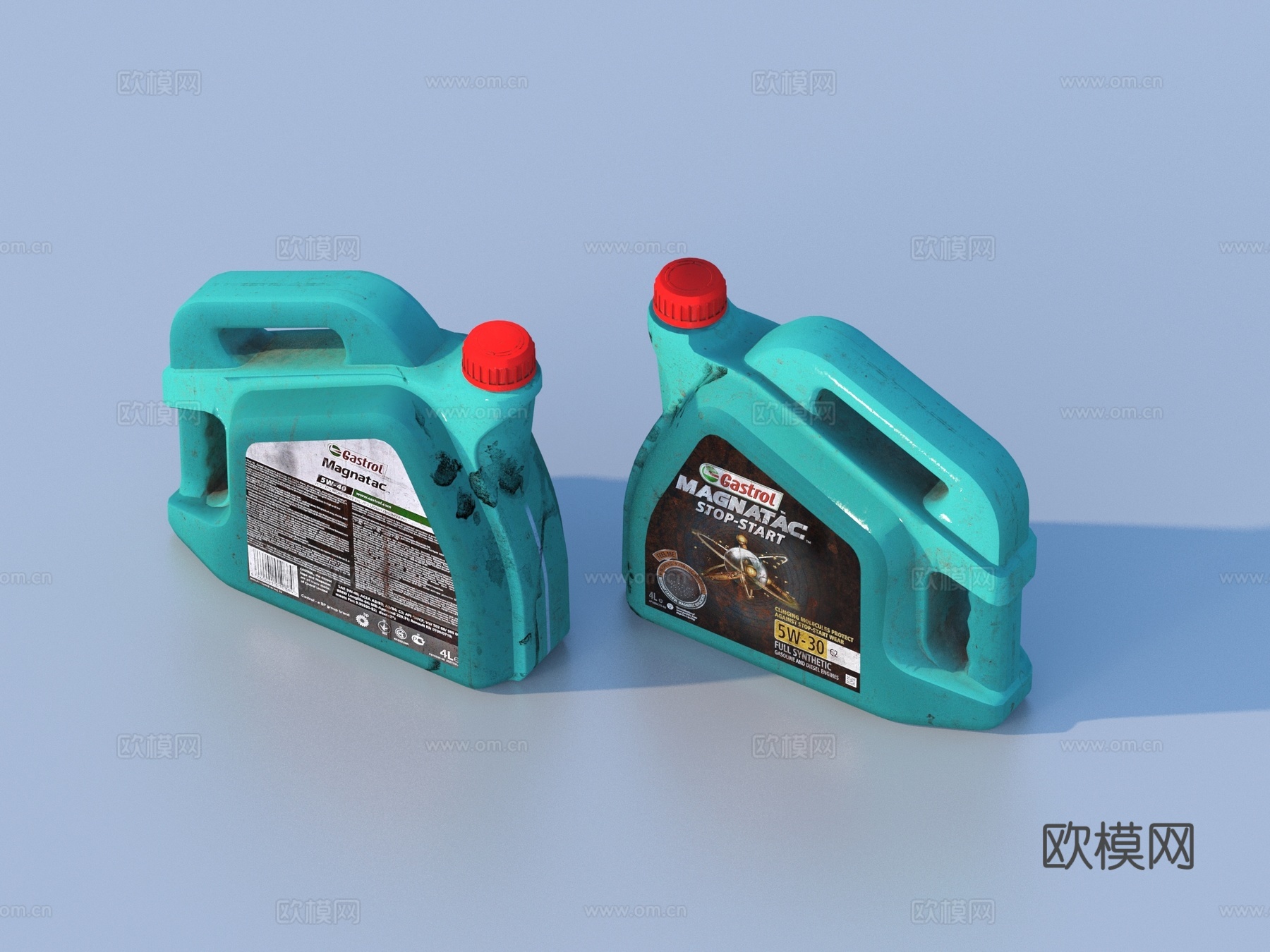 机油瓶 气瓶 塑料气瓶 油瓶3d模型