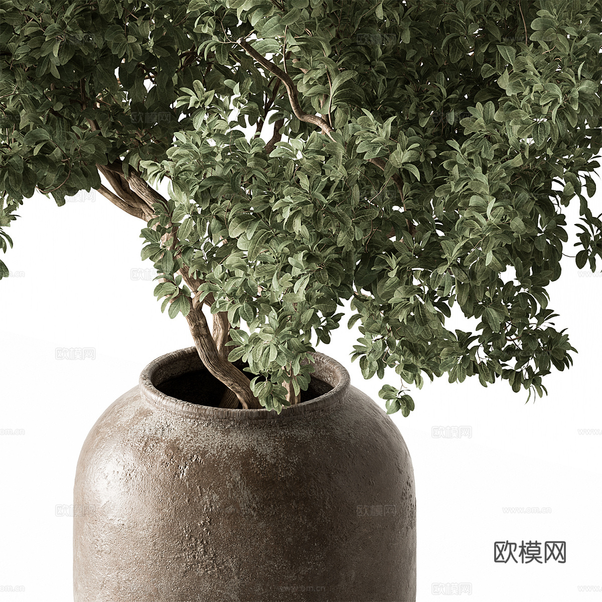 新中式花瓶花艺3d模型