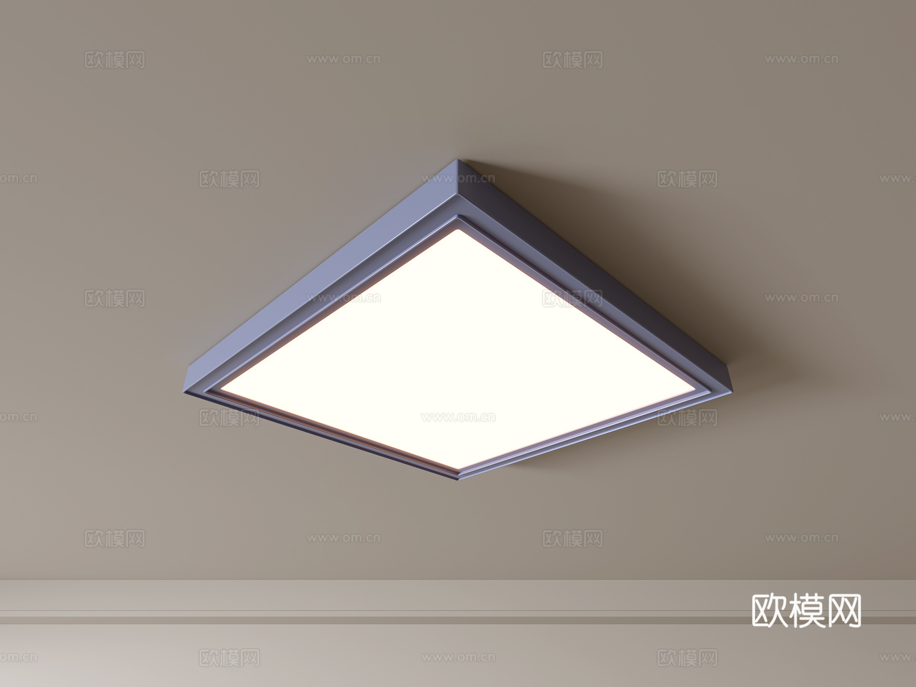 现代吸顶灯 几何形吸顶灯 卧室灯 艺术造型灯具 时尚客厅灯3d模型