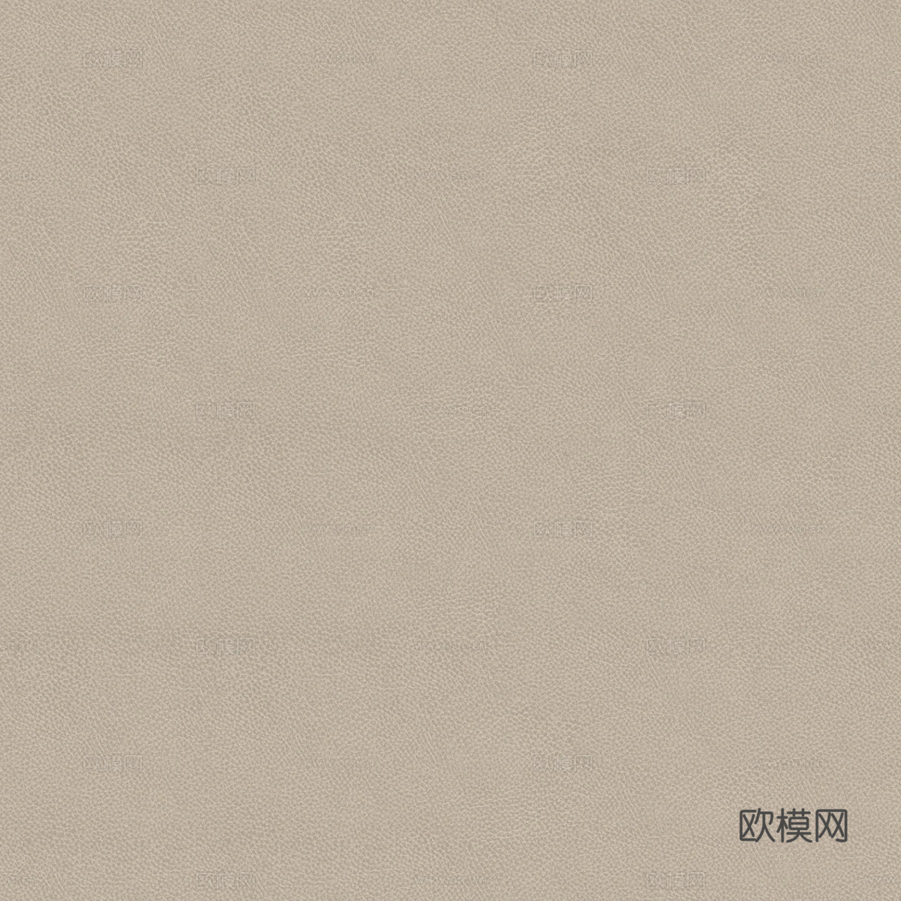 无缝奶灰色粗纹皮革
