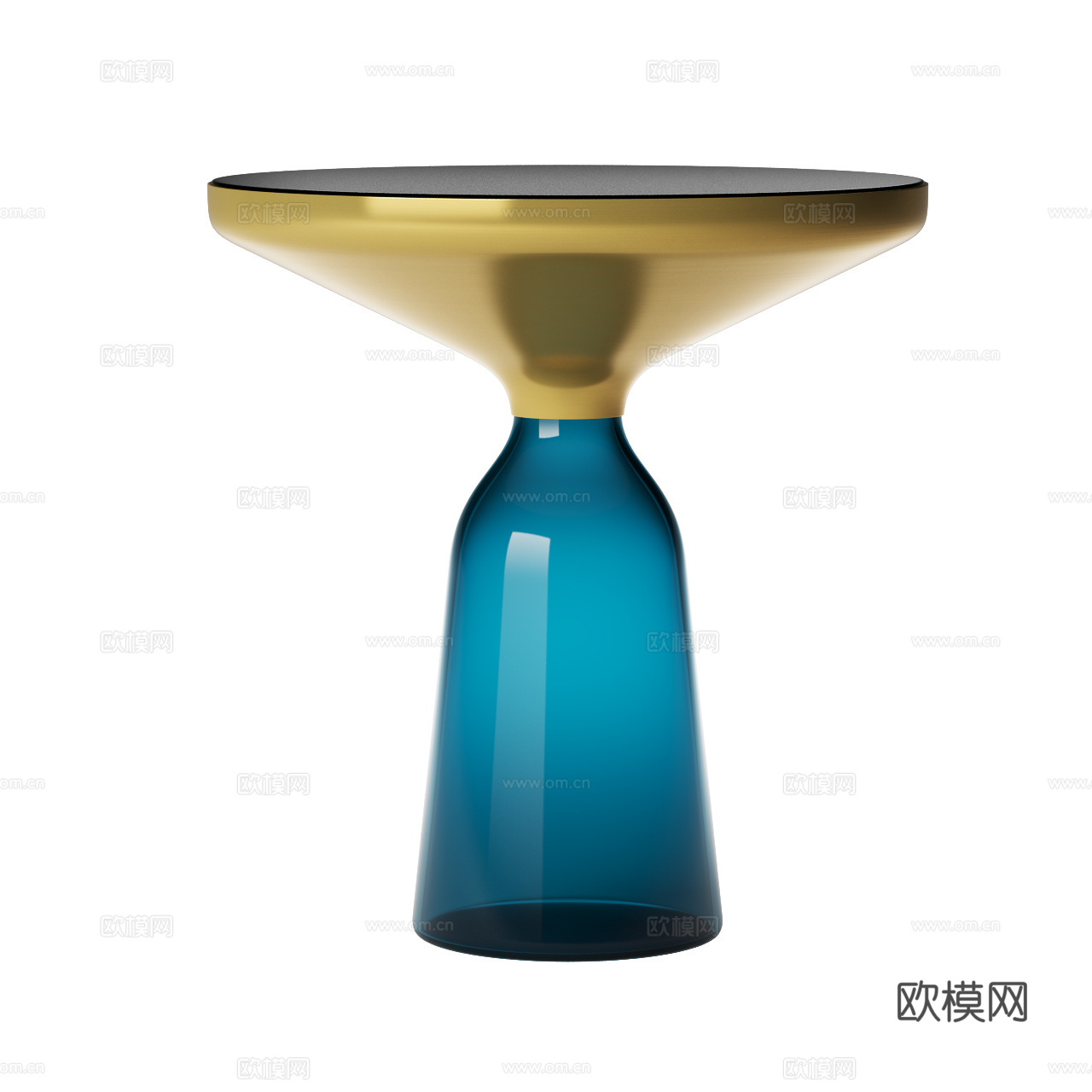 ClassiCon 意式极简边几 圆形边几 亚克力边几3d模型