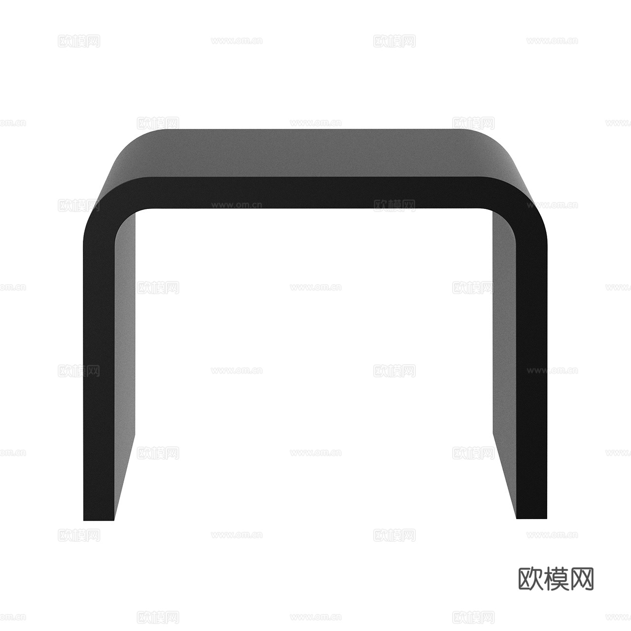 Decor 极简凳子 黑石凳 淋浴凳 换鞋凳 小凳子3d模型