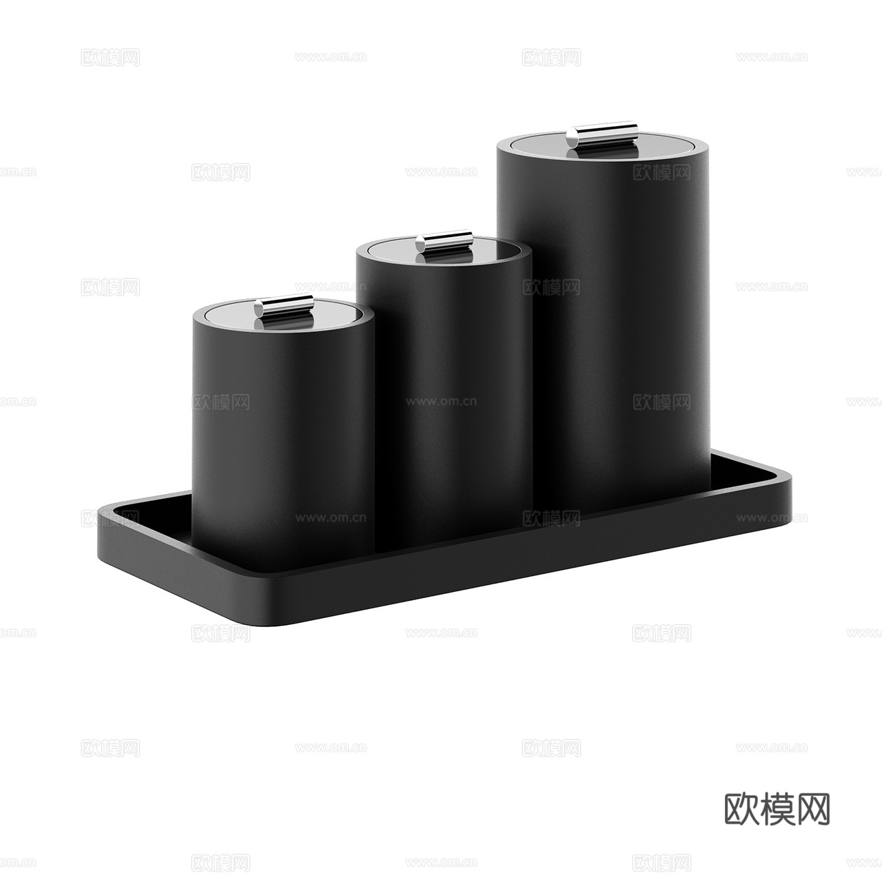 Decor 现代卫浴小件 装饰品摆件 盒子 装饰盒3d模型