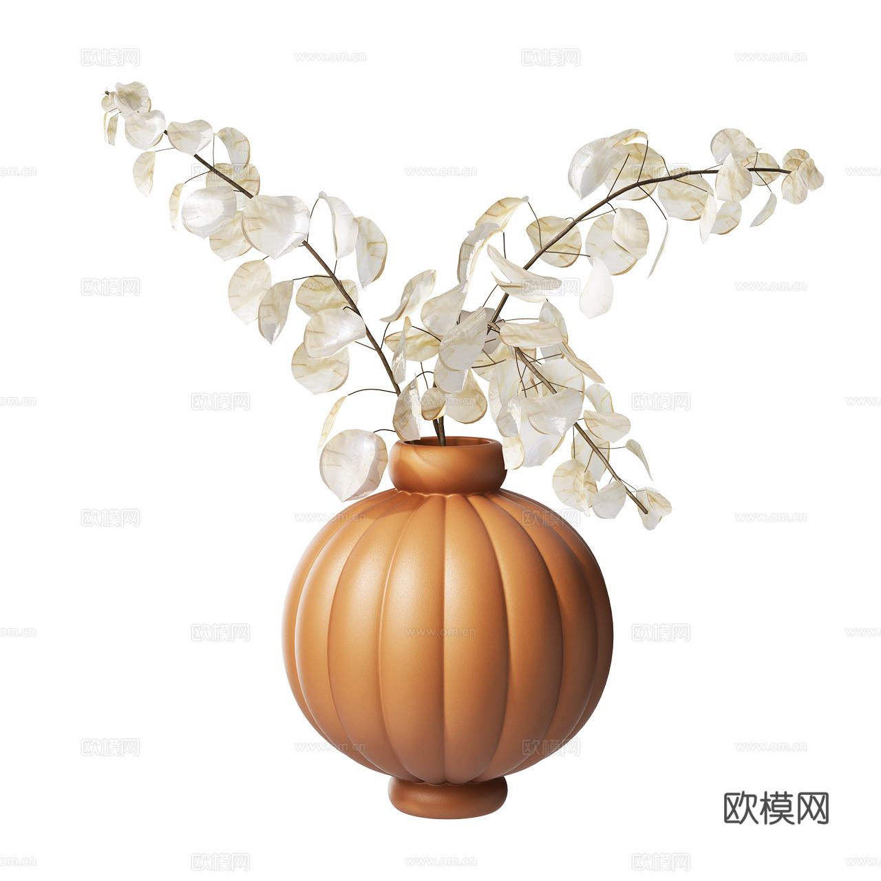 Louise 复古花瓶 花瓶摆件 装饰品摆件 花艺花瓶 陶瓷3d模型