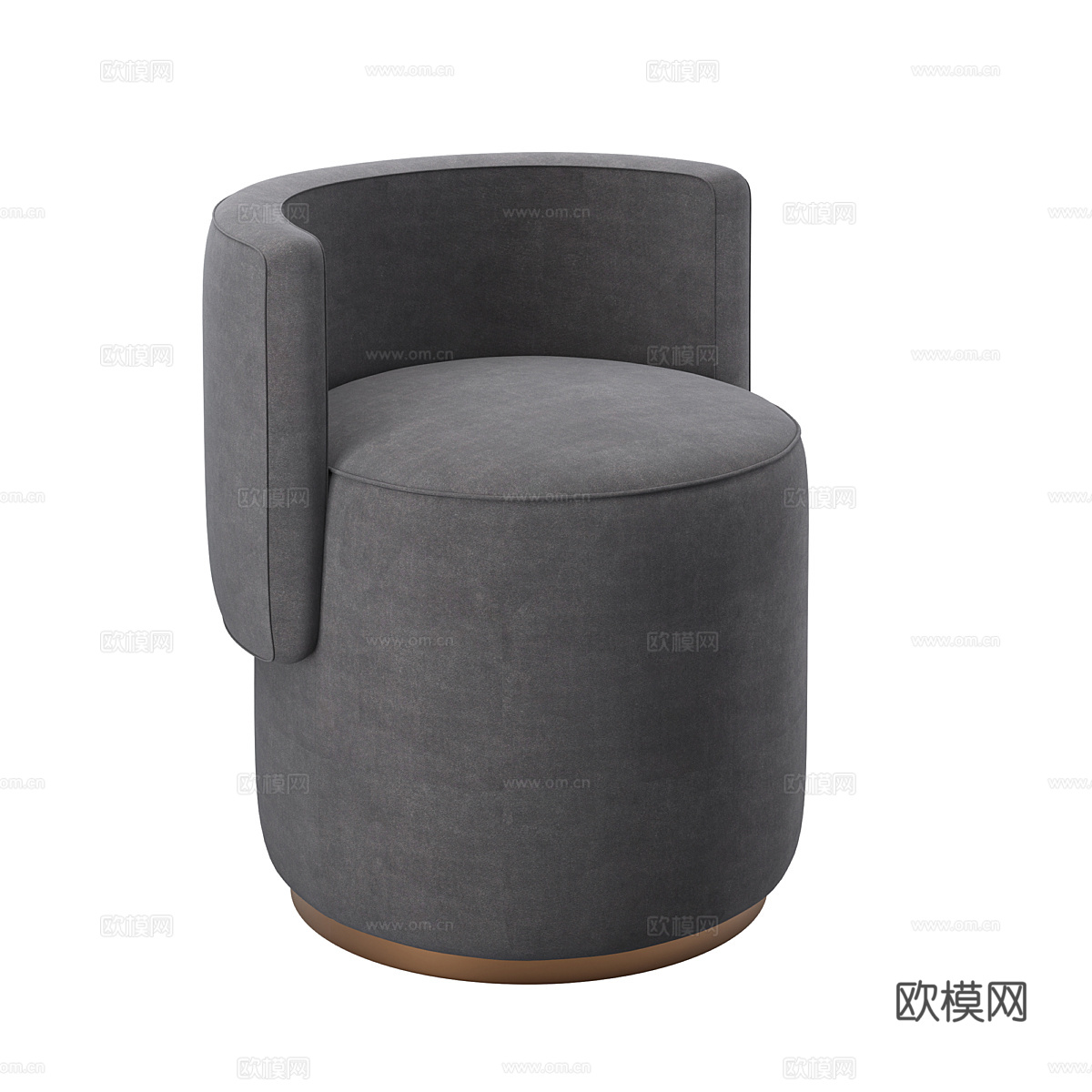现代简约矮凳 矮凳 简约矮凳3d模型