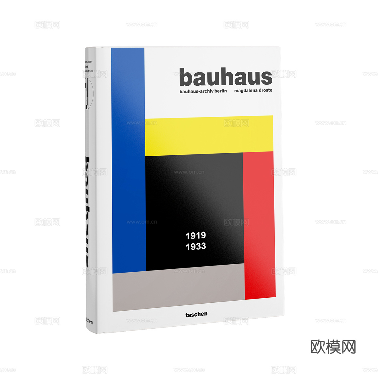 Bauhaus 包豪斯书 书籍 书籍摆件3d模型