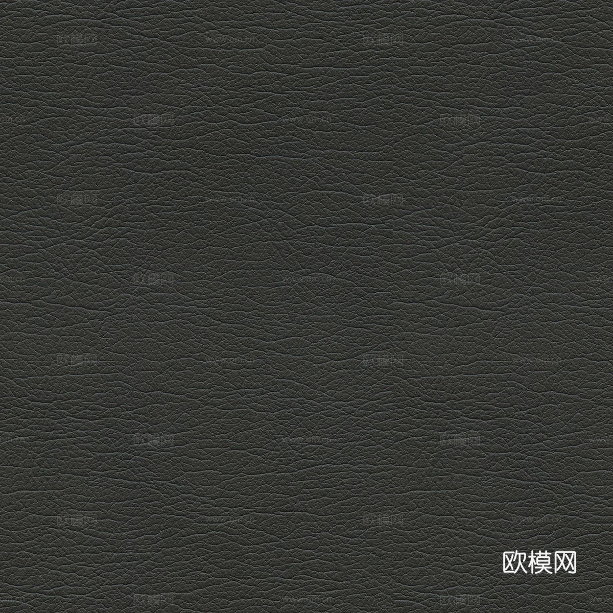 无缝复古黑粗纹皮革