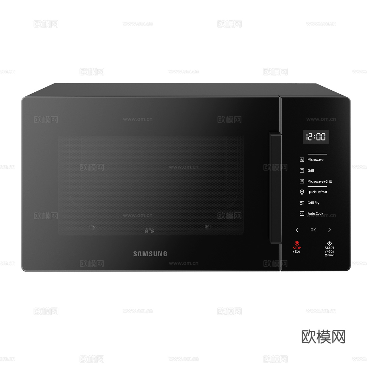 Samsung 三星 极简微波炉 微波炉3d模型