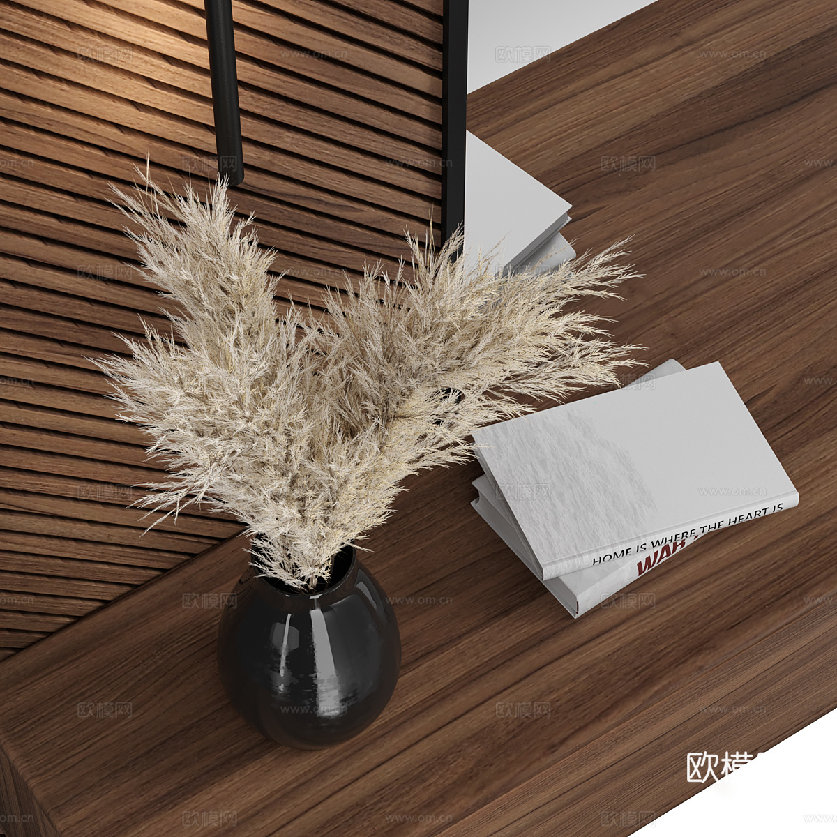 现代意式轻奢梳妆台3d模型