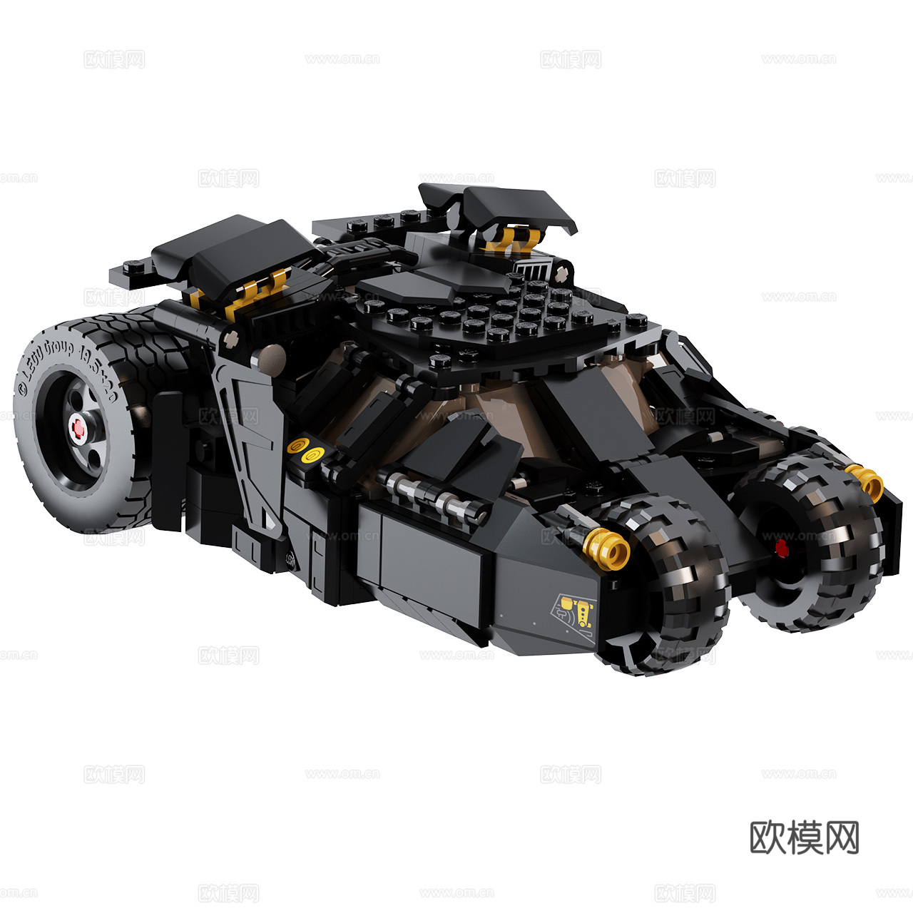 乐高玩具 蝙蝠车 乐高 玩具车 儿童玩具 玩具饰品3d模型