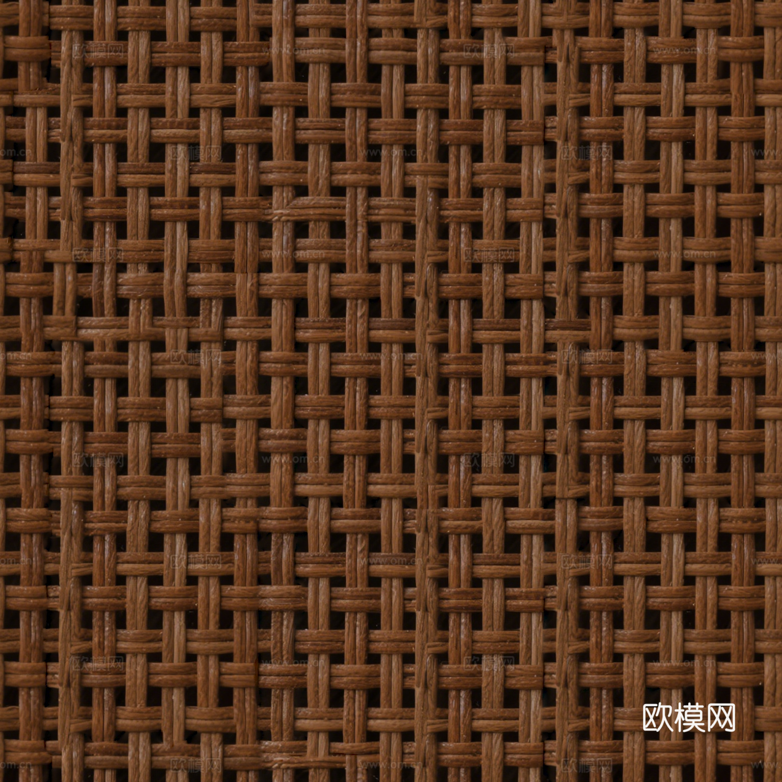 现代中古藤编贴图