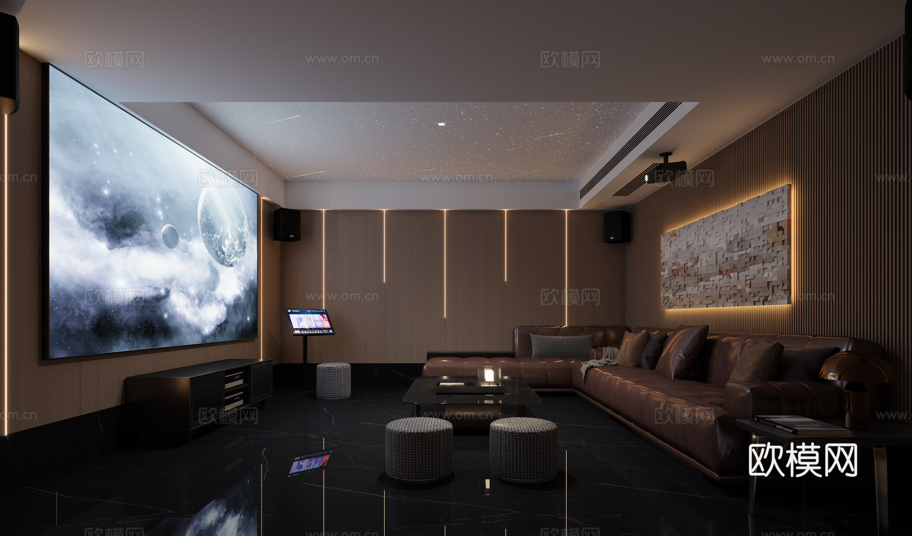 家居影音室3d模型