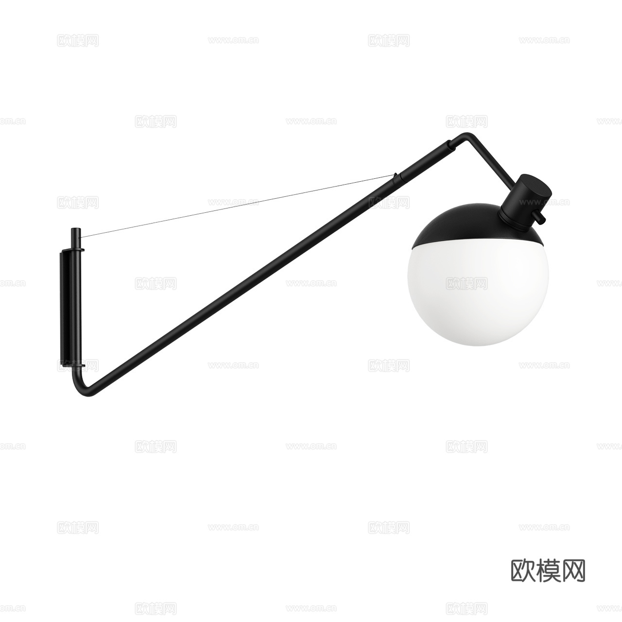 Grupa 极简壁灯 金属壁灯 球形壁灯 玻璃壁灯 现代壁灯3d模型