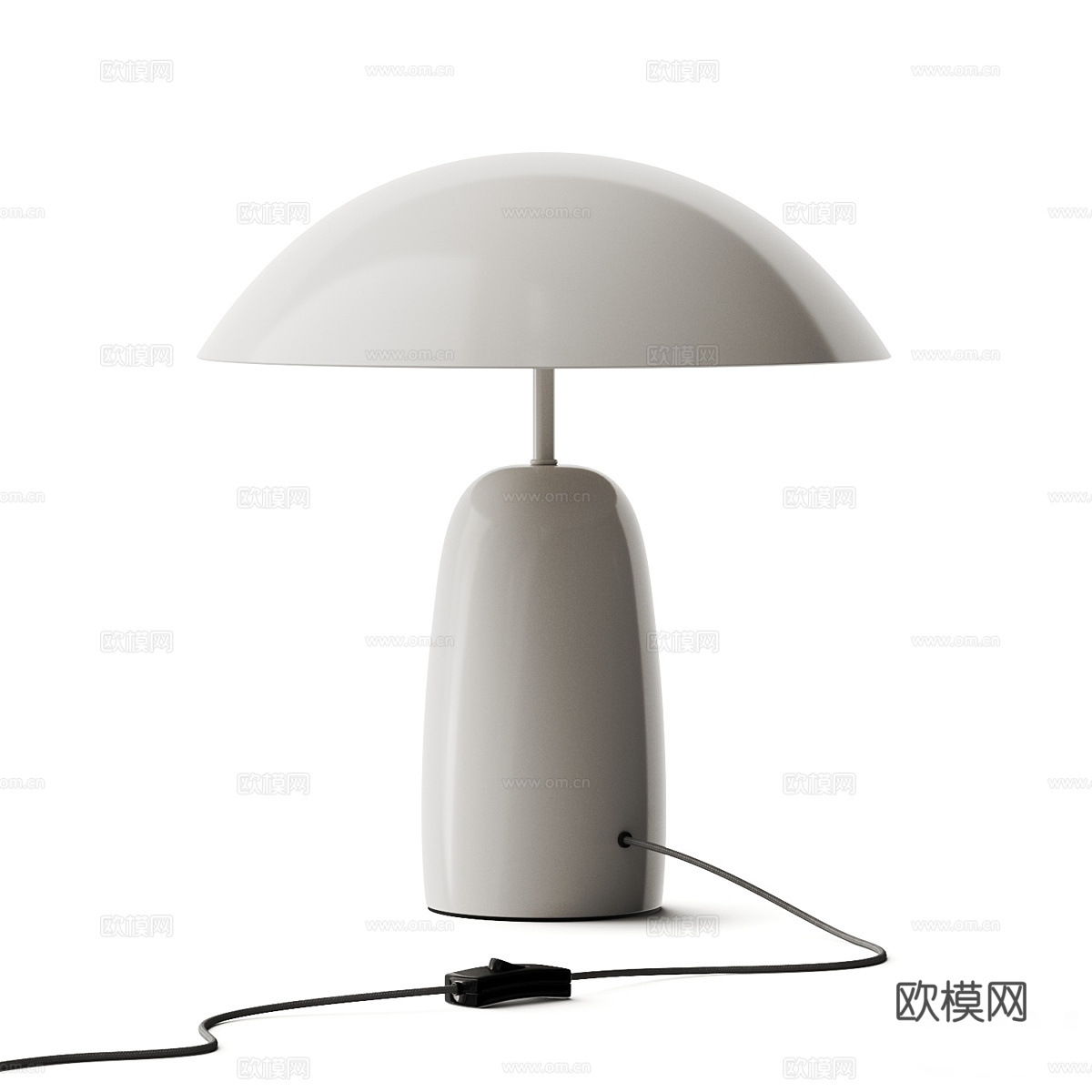 现代意式极简台灯3d模型
