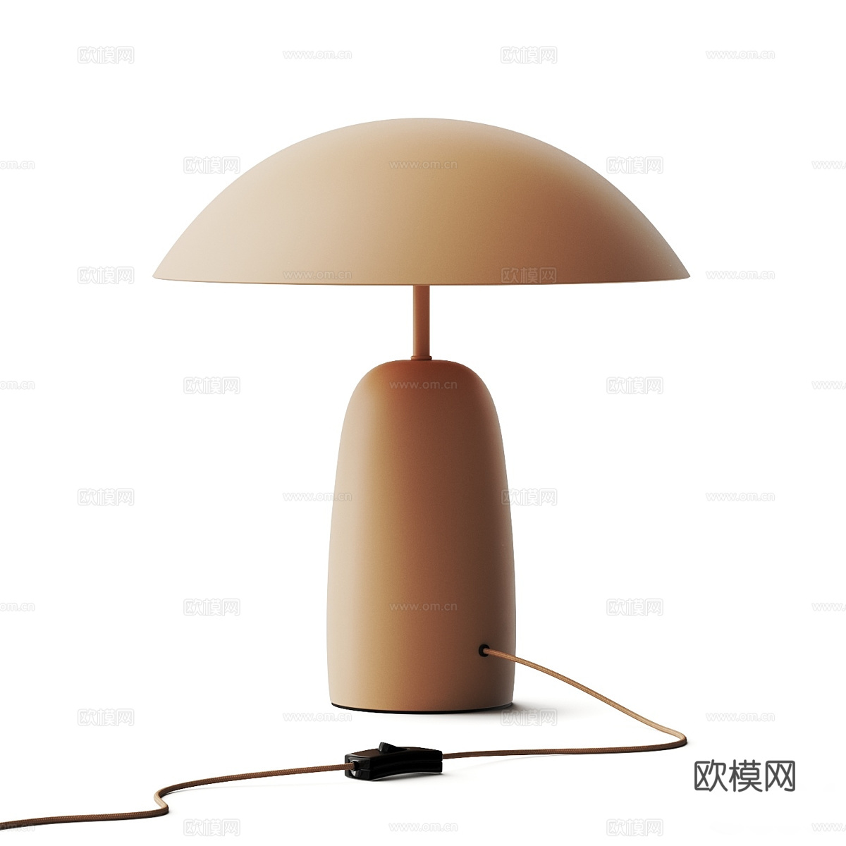 现代意式极简台灯3d模型