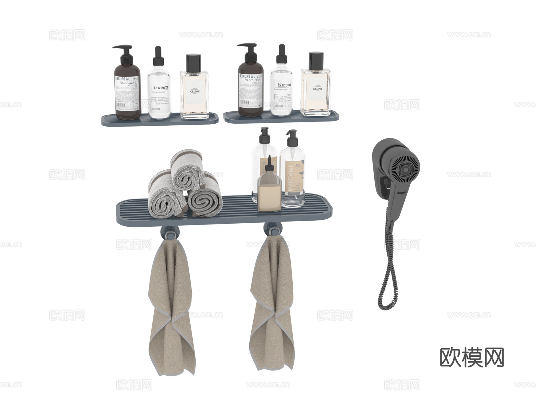 卫浴 生活用品3d模型下载