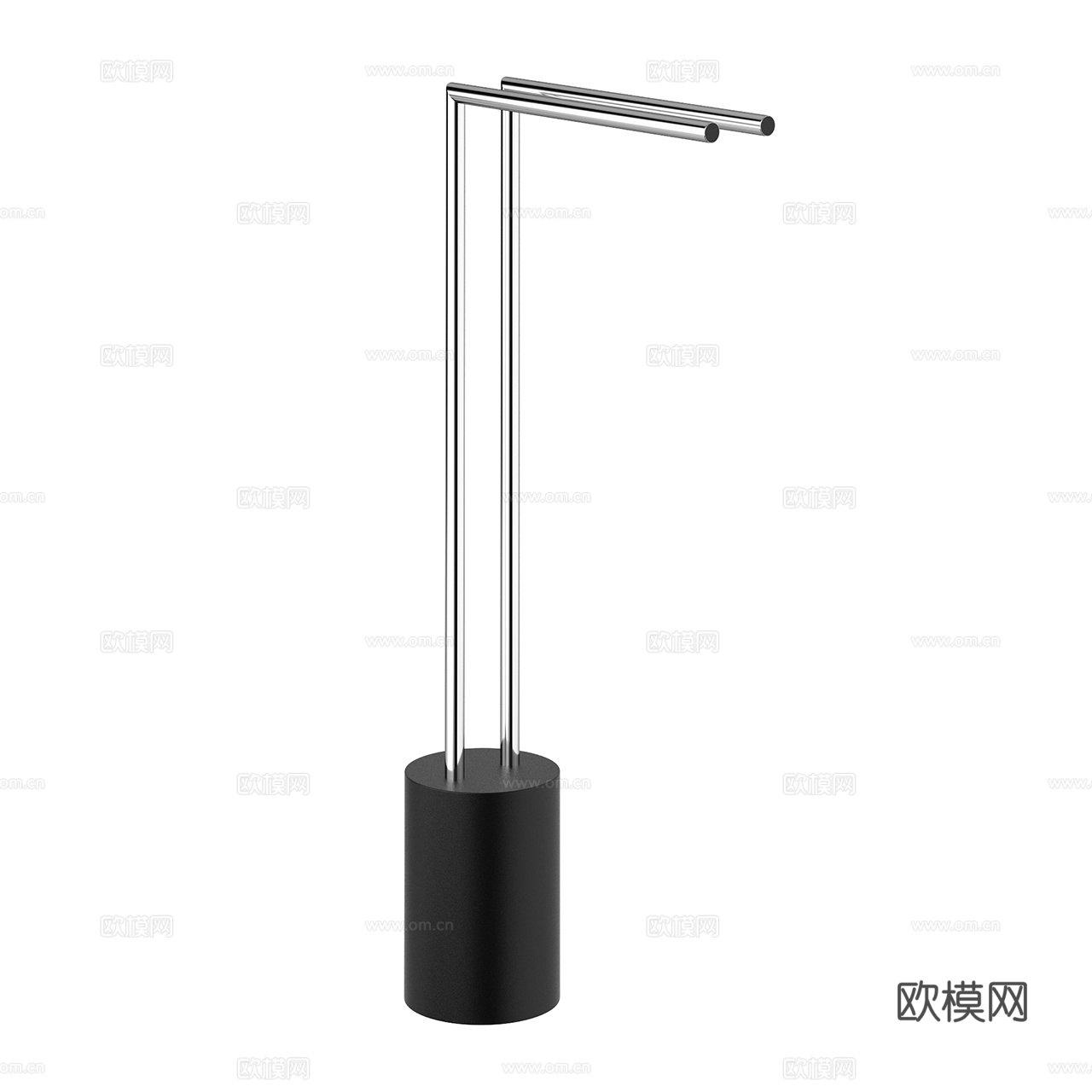 Decor 极简毛巾架 落地毛巾架 纸巾架 落地纸巾架3d模型