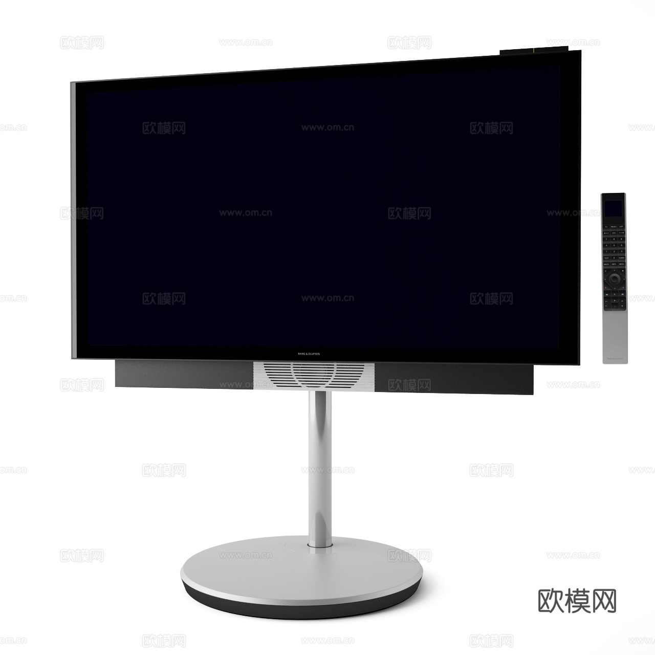 B&amp;O 极简电视 电视机 移动电视 音响 音箱 扬声器3d模型