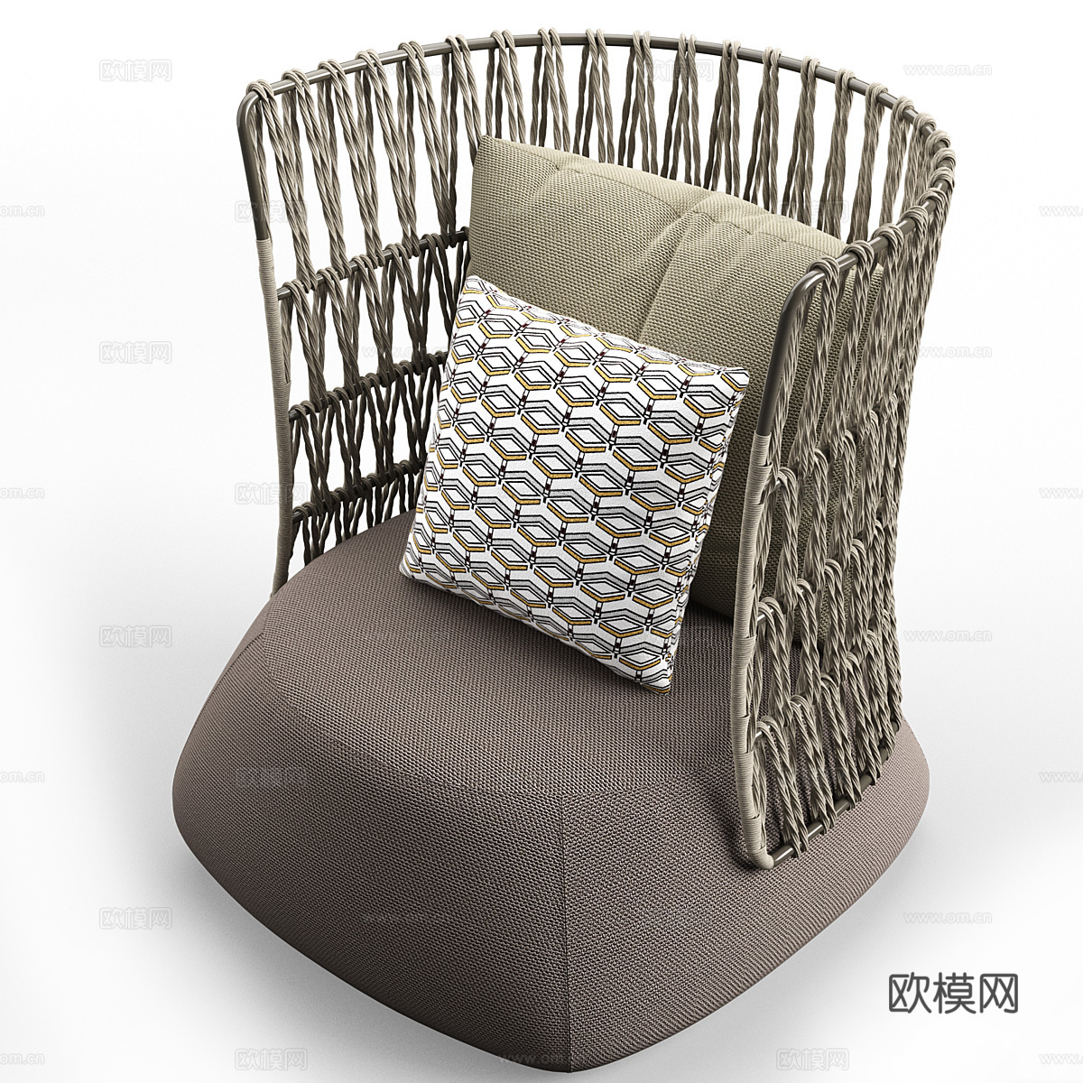 布艺懒人沙发 沙发 懒人沙发3d模型