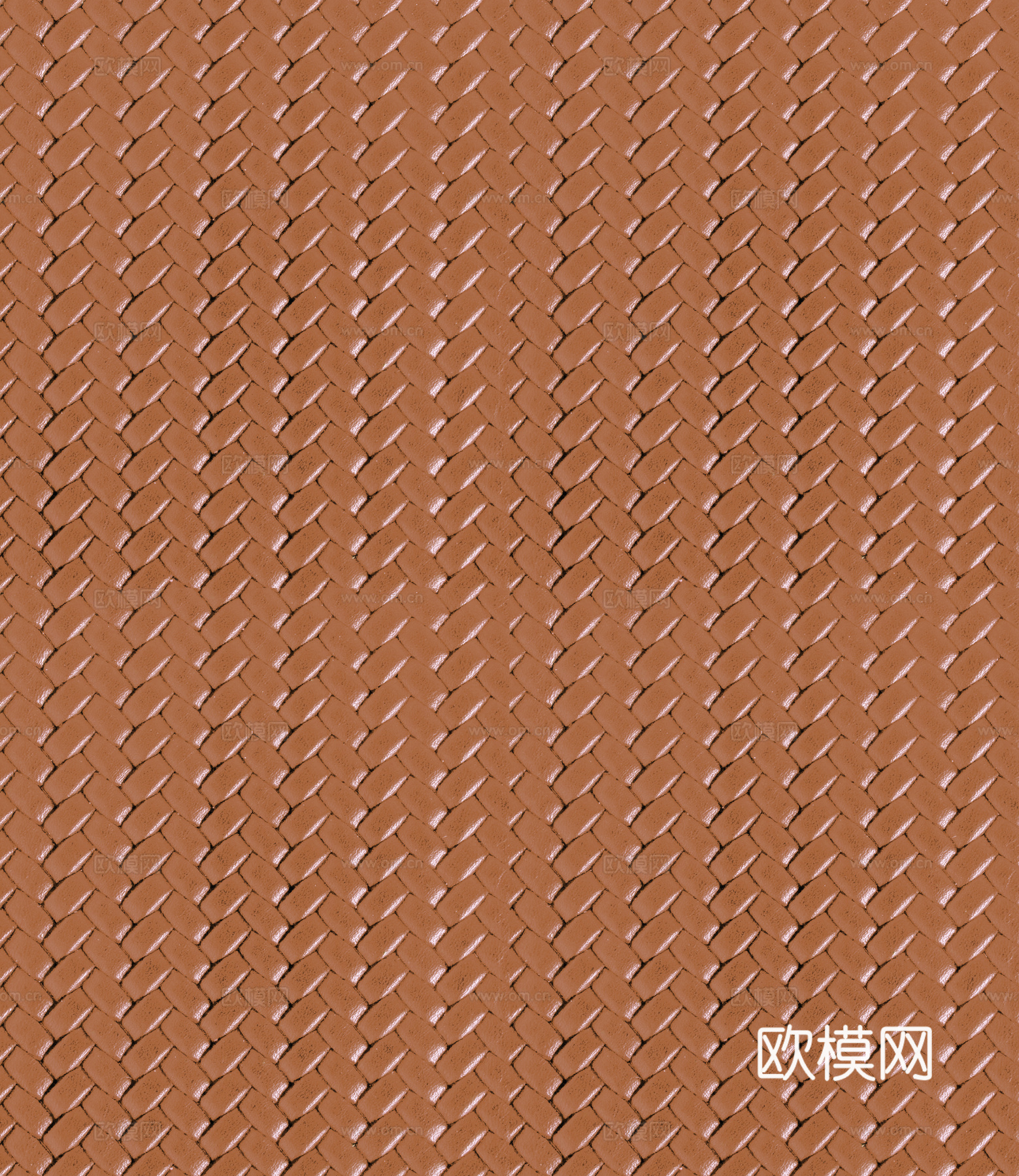复古轻奢暖棕色编织皮纹
