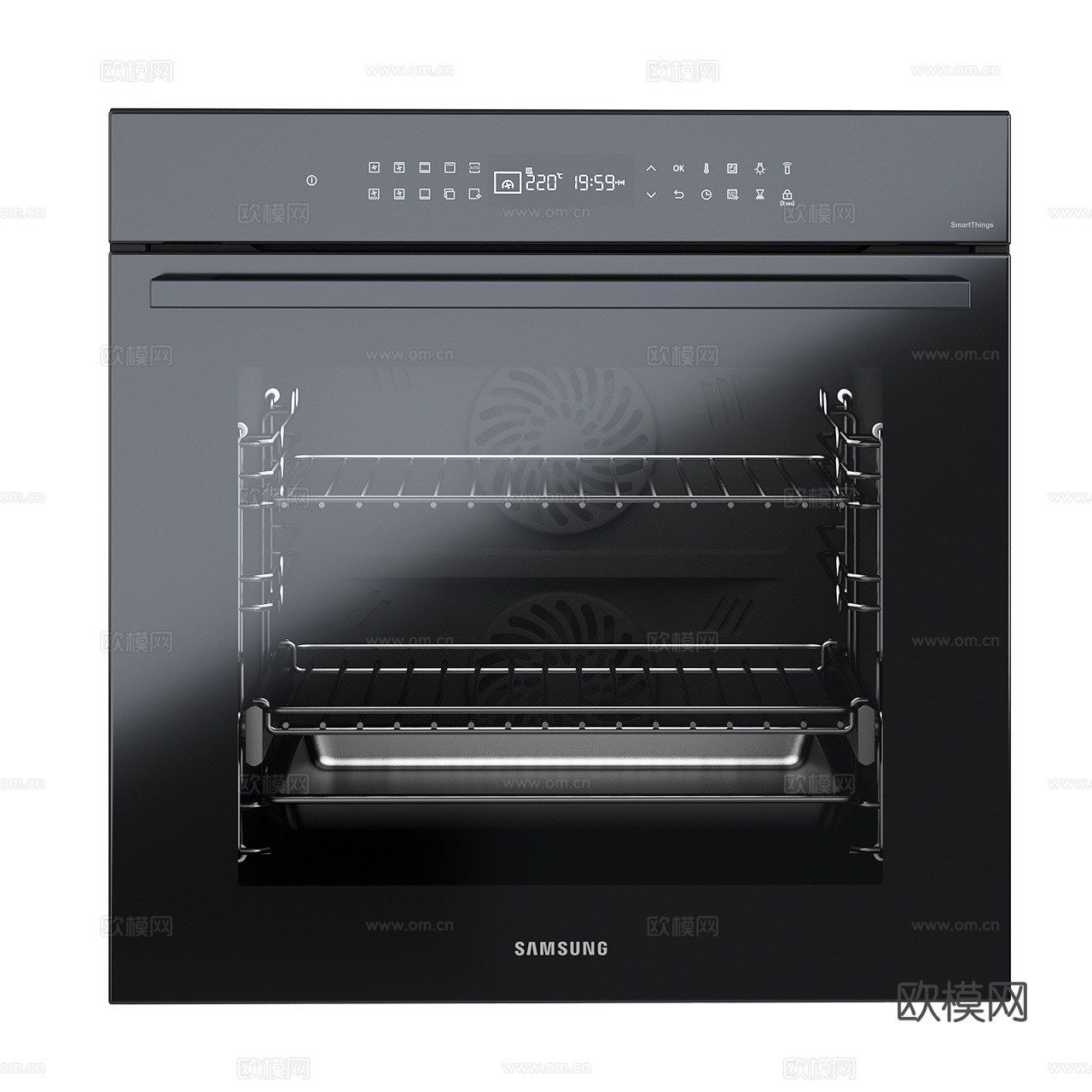 Samsung 三星 极简烤箱 嵌入式烤箱 烤炉3d模型