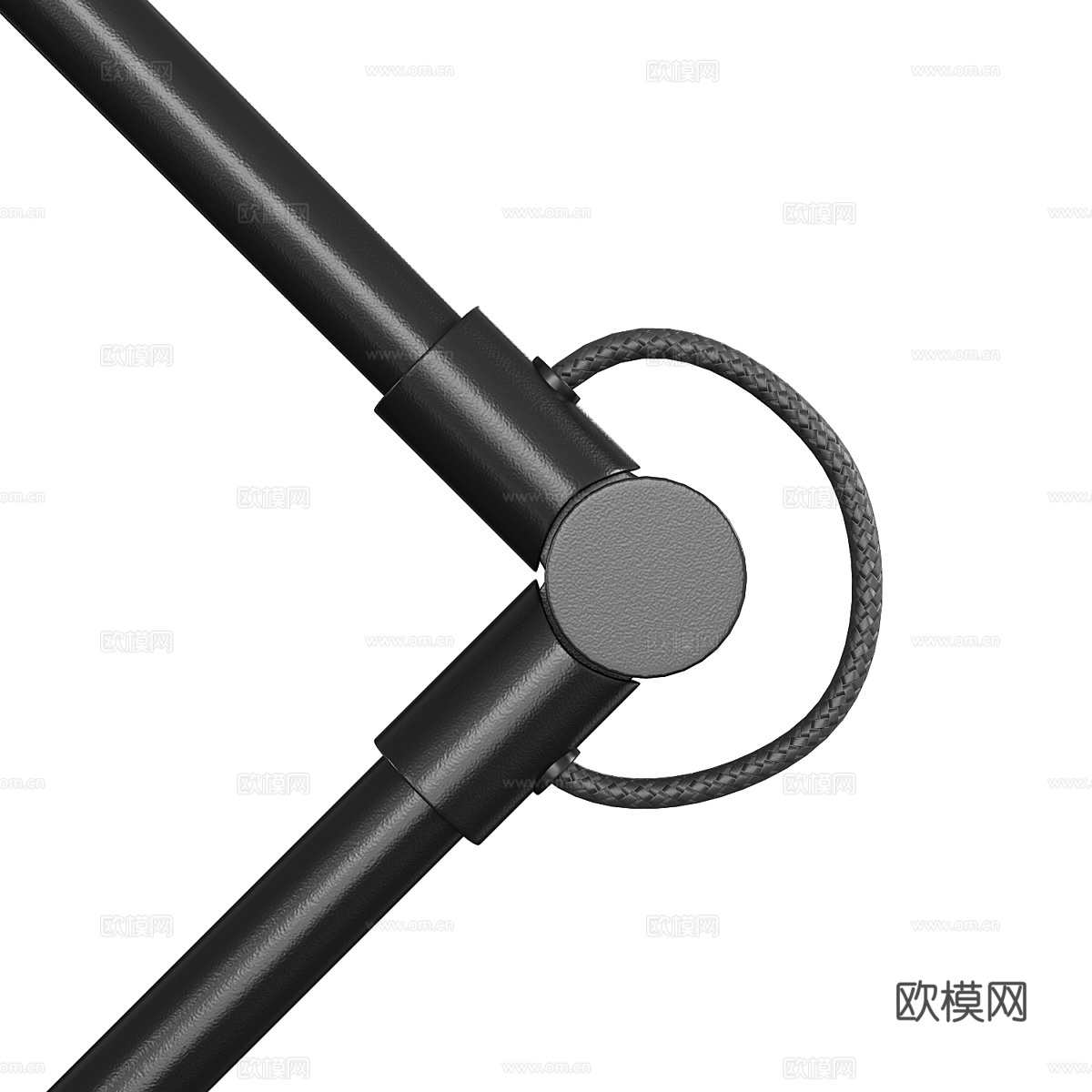 现代意式极简落地灯3d模型