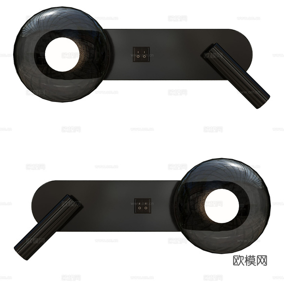 现代简约壁灯 壁灯 简约壁灯 装饰壁灯3d模型下载