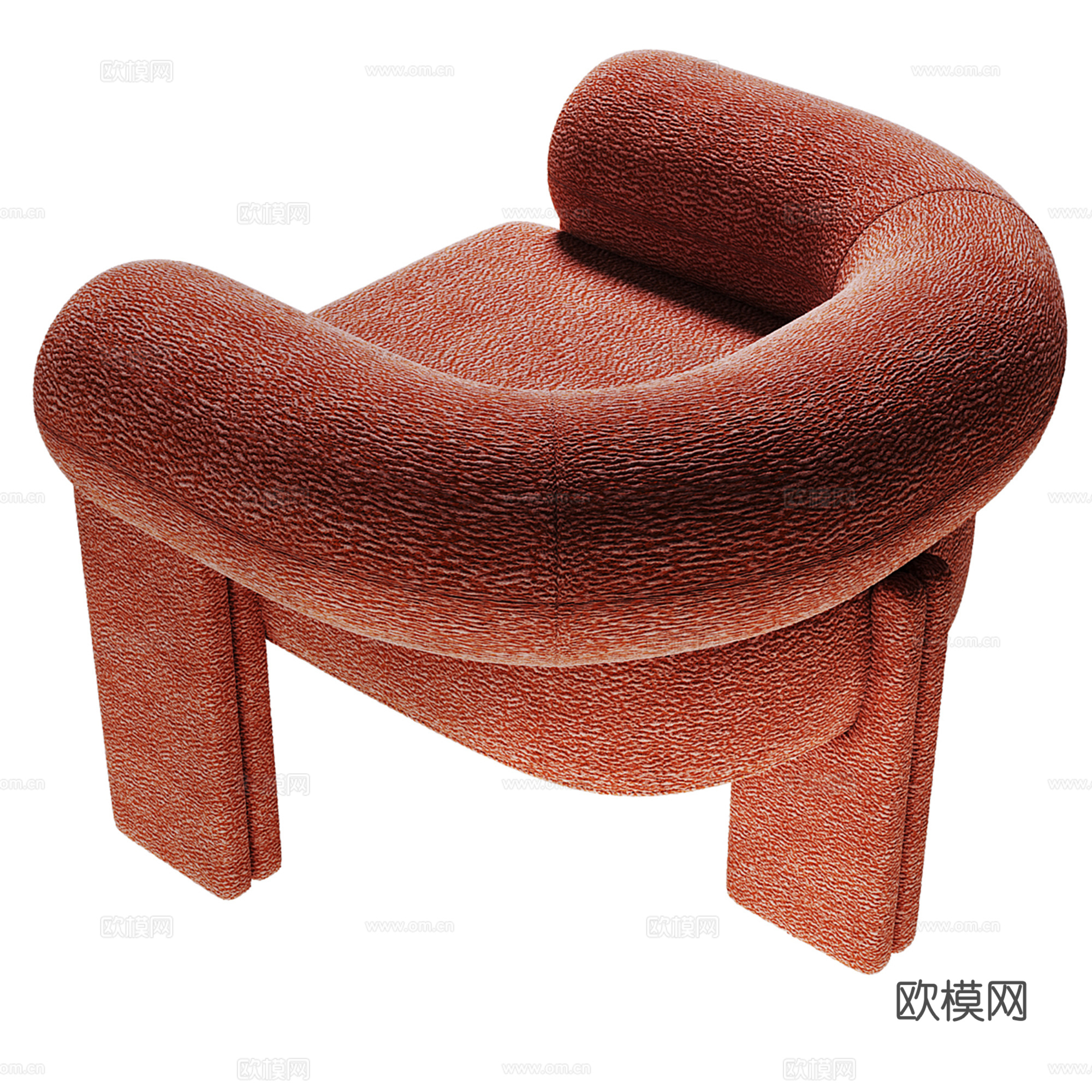 现代休闲椅su模型
