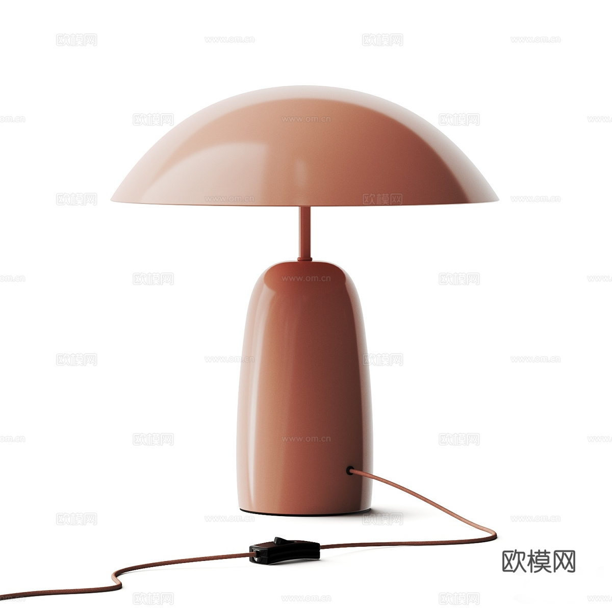 现代意式极简台灯3d模型