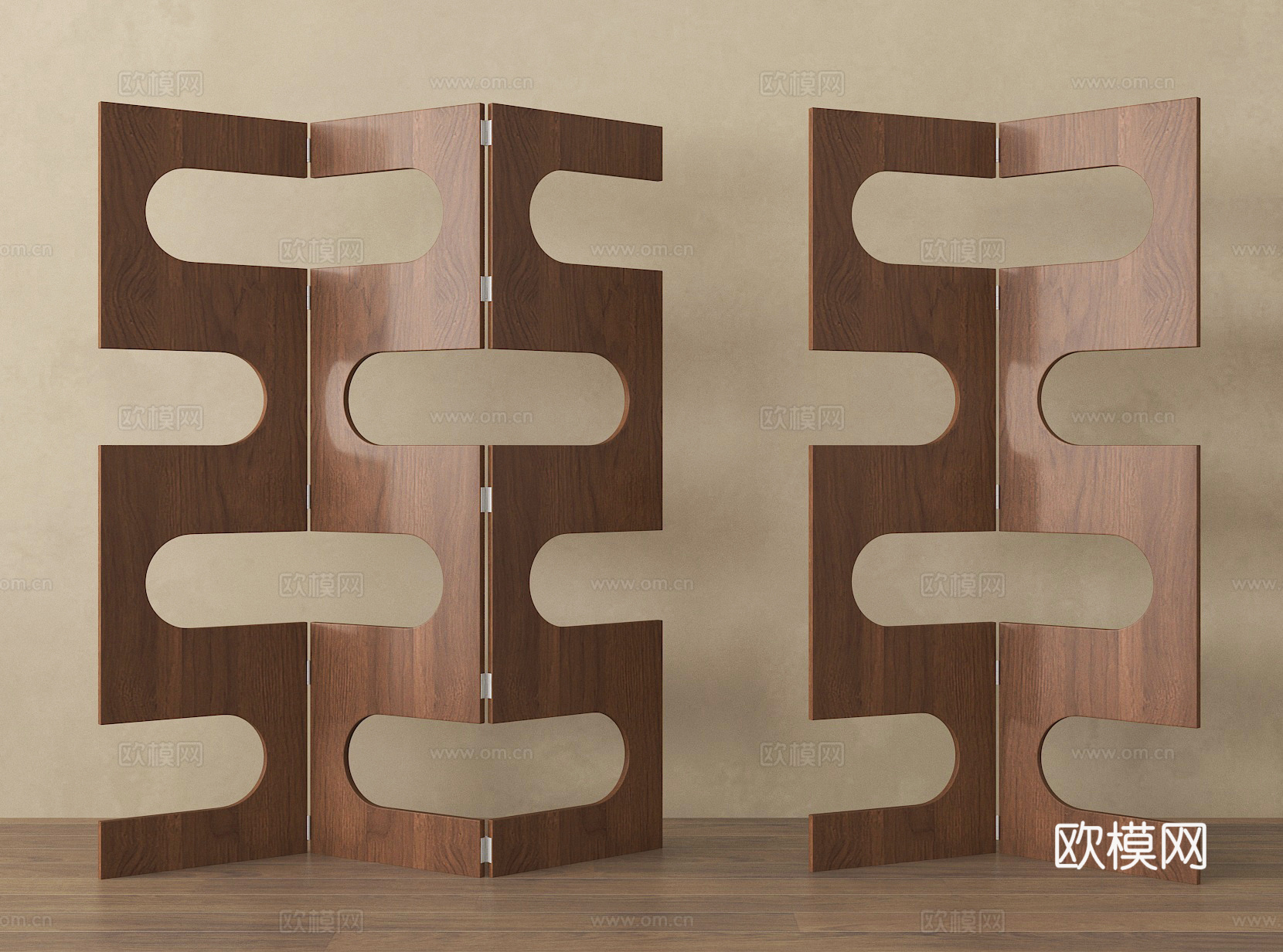 屏风 隔断3d模型下载